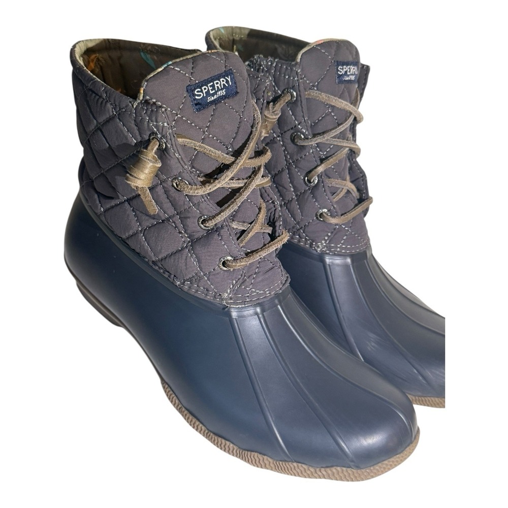 Sperry‎ Top Sider Saltwater Quilted Waterproof Duck Boots Women's Size 9